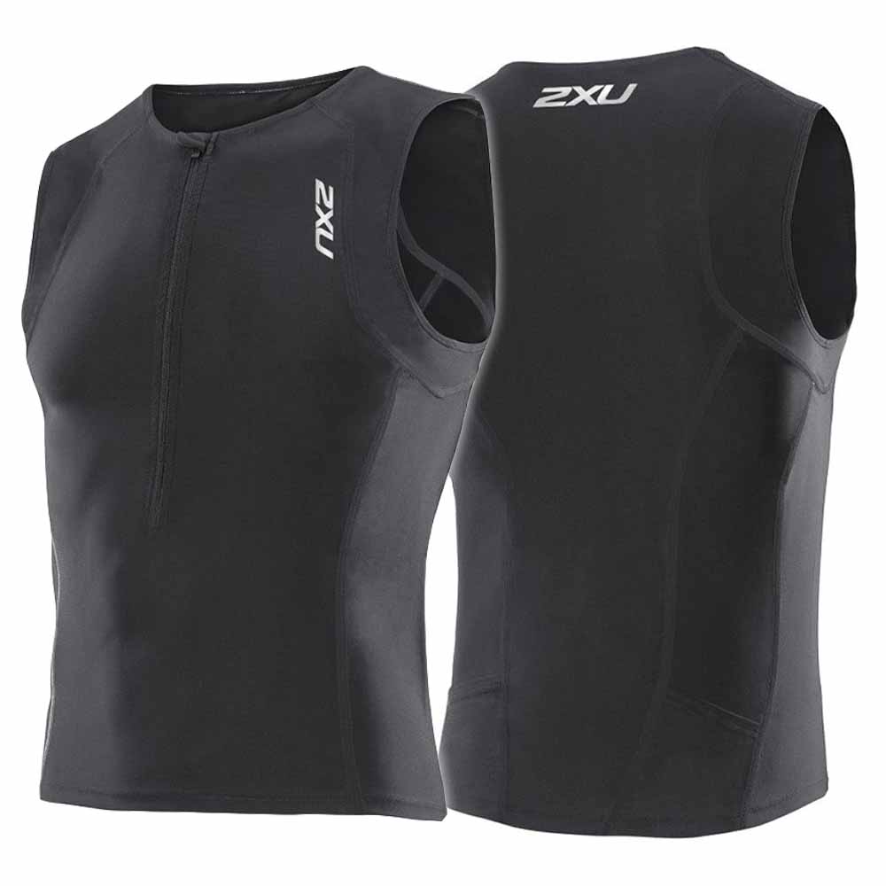 2XU Active Mens Tri Singlet Black