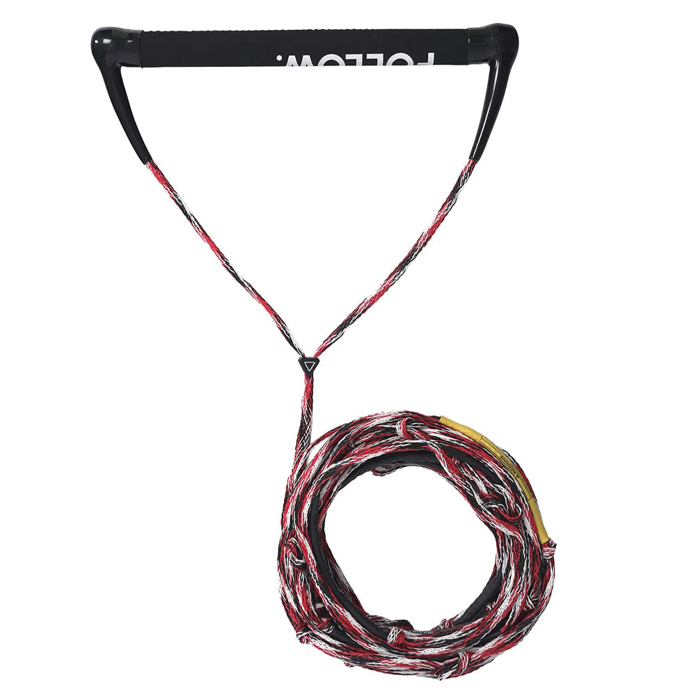 Follow Team Wakeboard Combo Line Handle Package Red Oval