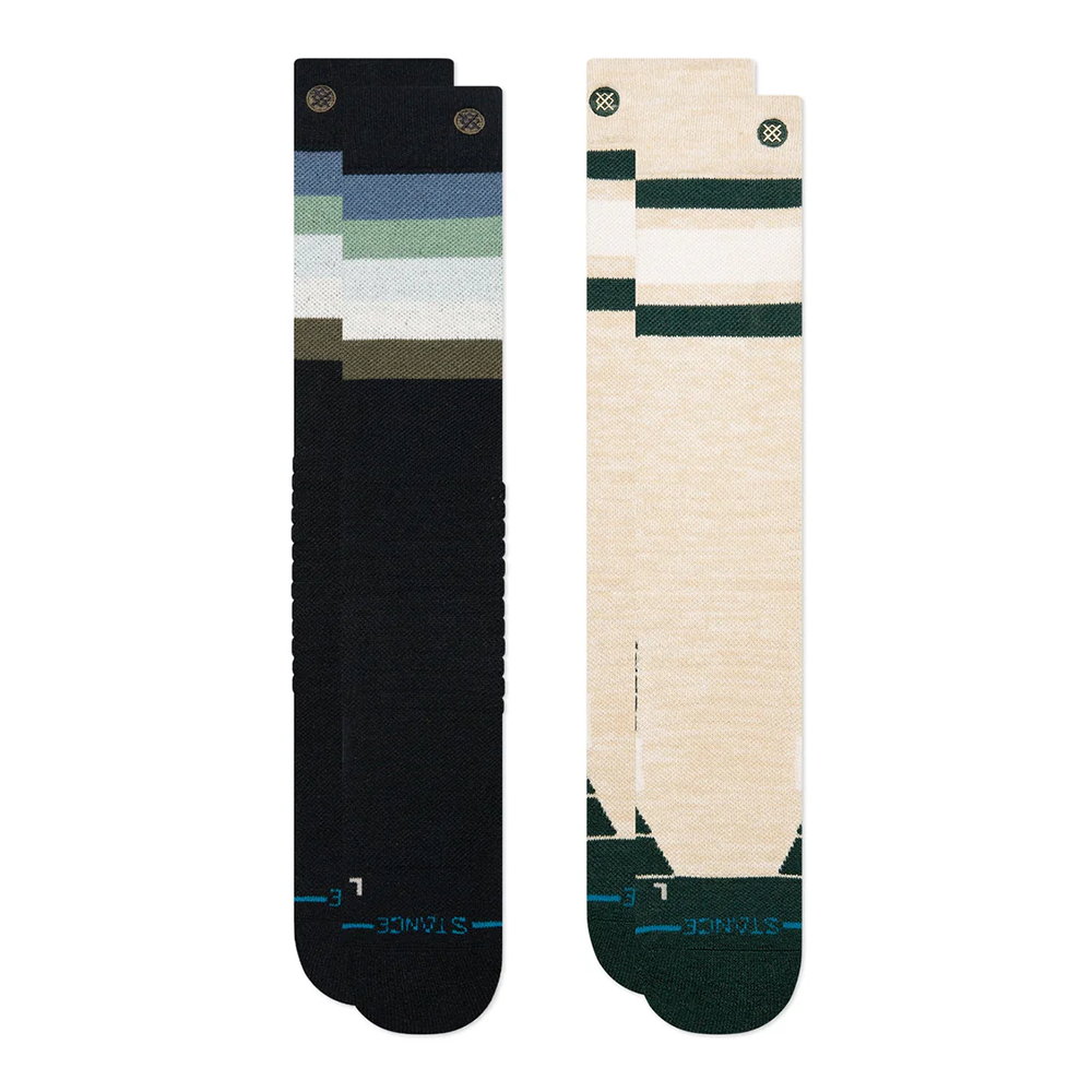 Stance Mens Maliboo Mid Wool Snow Socks 2 Pack