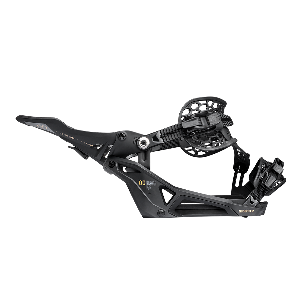 2027 Nidecker OG Supermatic Quick Entry Snowboard Bindings Black