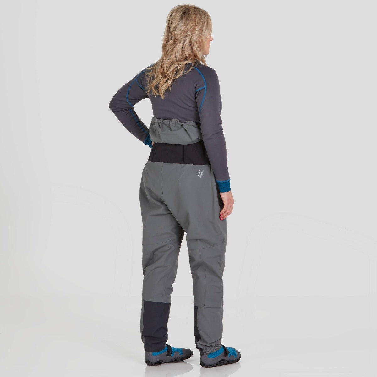 NRS Freefall Womens Dry Trousers Gray