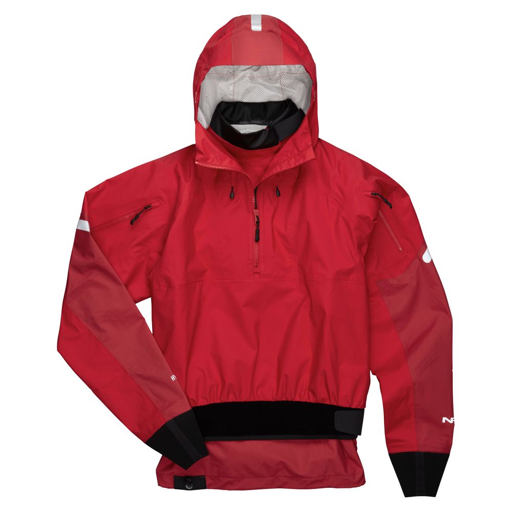 NRS Riptide Mens Hooded Jacket Red
