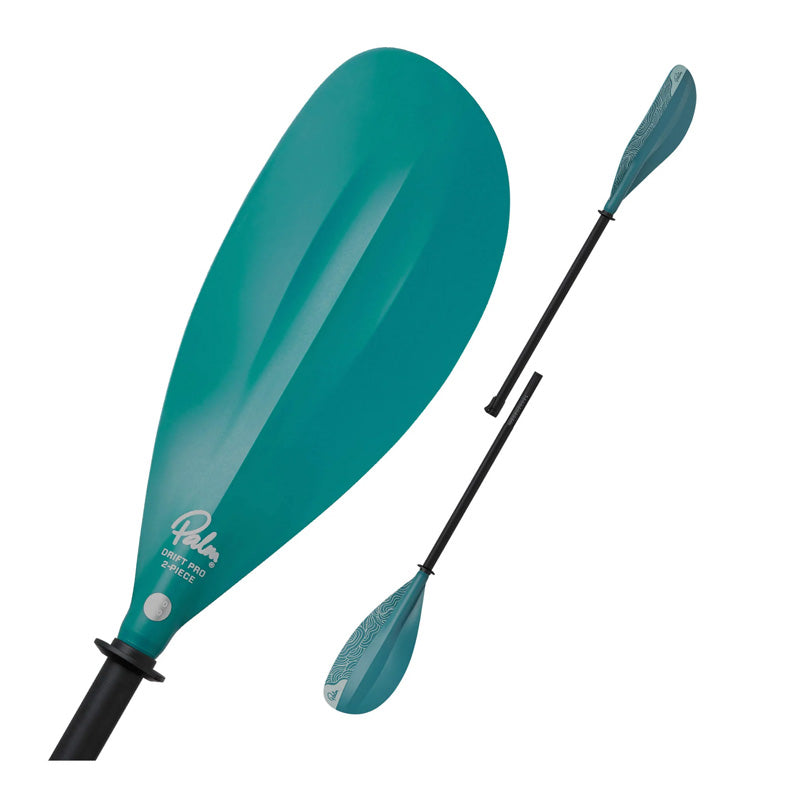 Palm Drift Pro Adjustable Kayak Paddle Teal