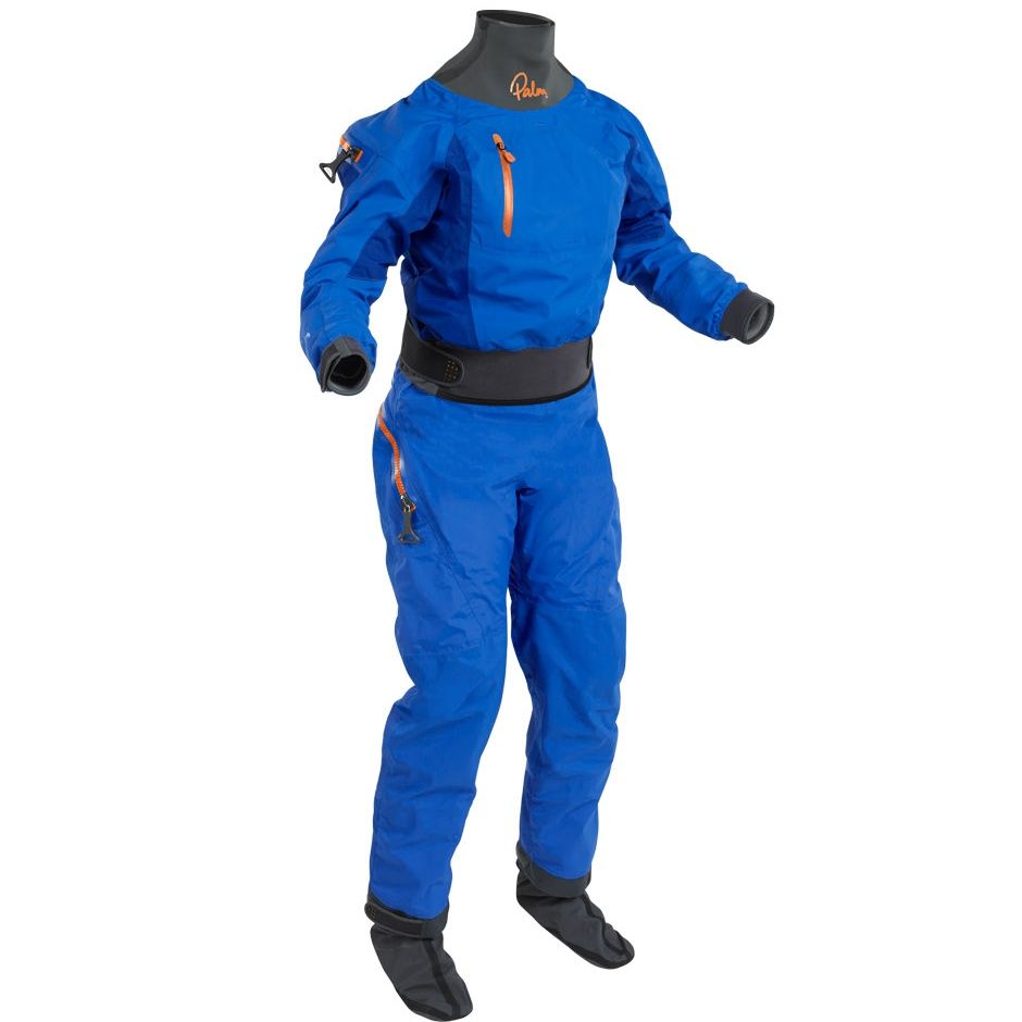 Palm Atom Women's Back Entry Drysuit Ocean/Cobalt