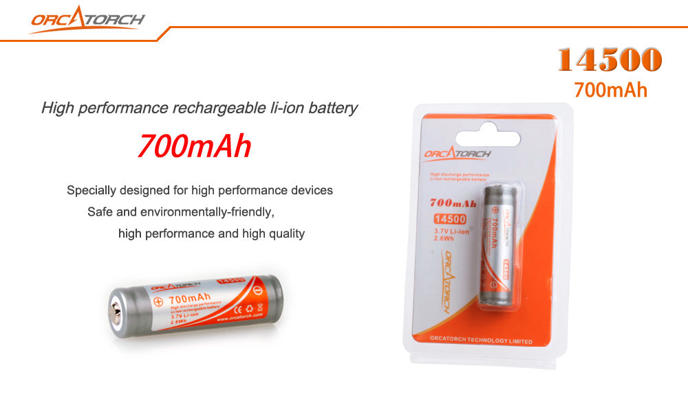 ORCA 14500 Battery