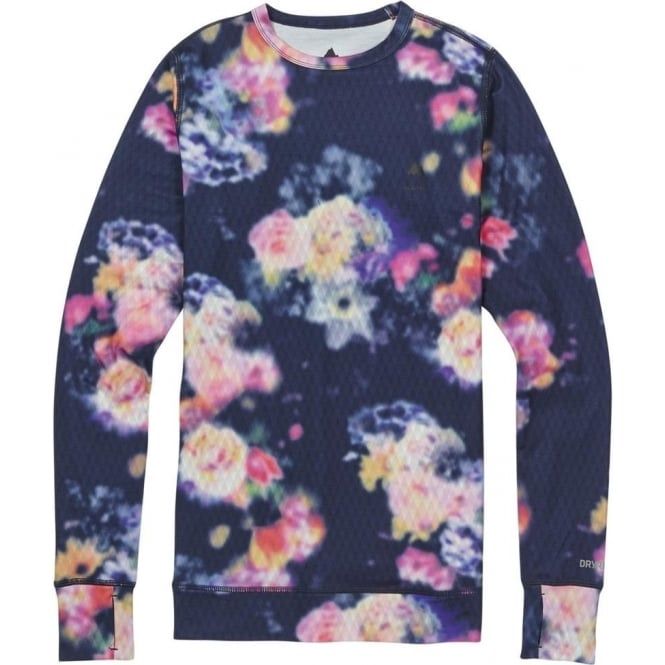 Burton Midweight Women's Crew Prism Floral