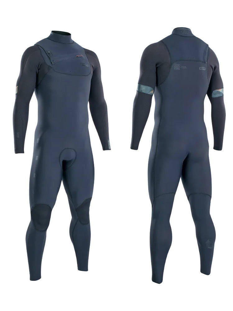 2022 Ion Seek Amp 5/4 Mens Front Zip Full Wetsuit Black