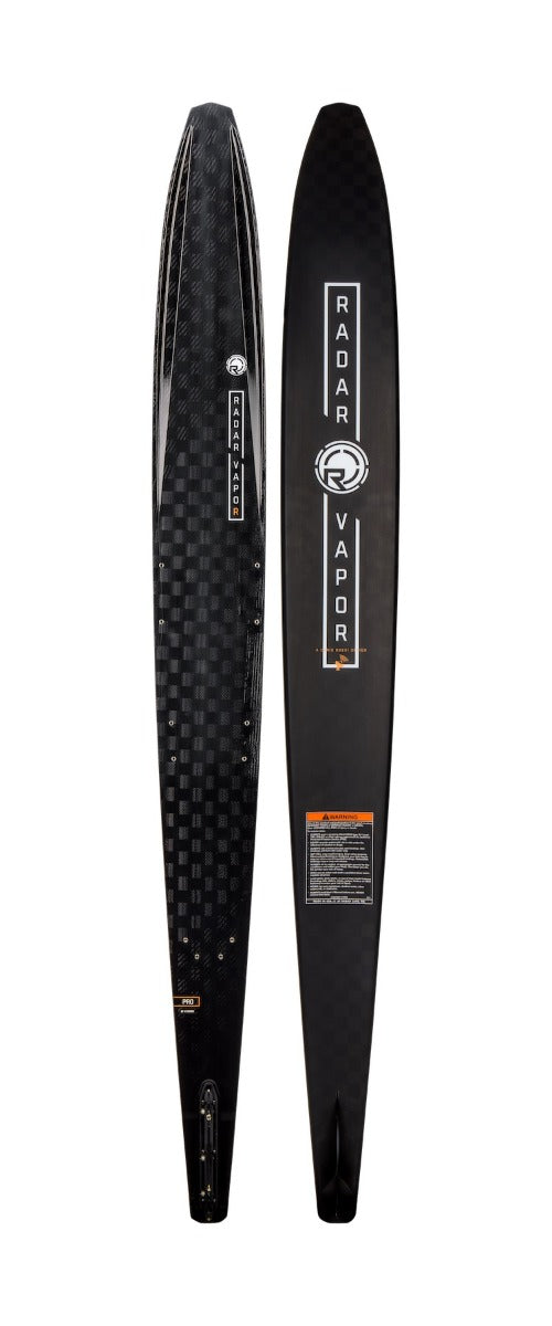 2023 Radar Pro Build Vapor Slalom Waterski Black