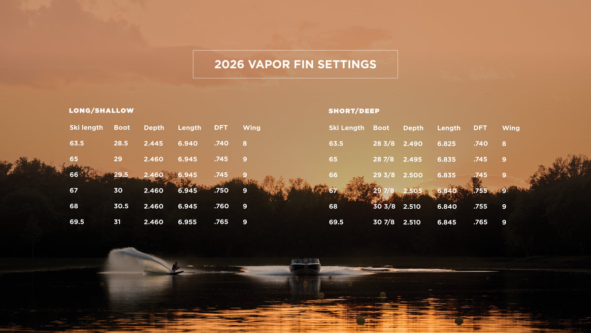 2026 Radar Pro Build Vapor Slalom Waterski Steel
