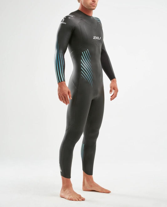 2XU P:1 Propel Men's Wetsuit Black/Blue Ombre