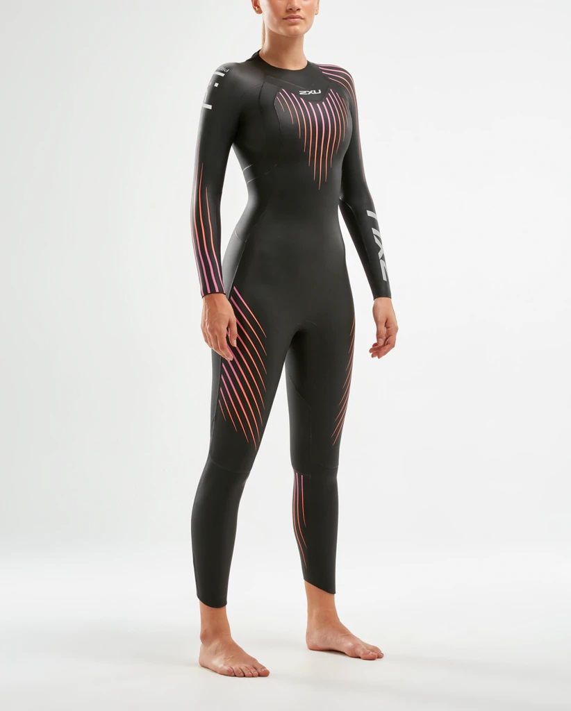 2XU P:1 Propel Women's Wetsuit Black/Sunset Ombre