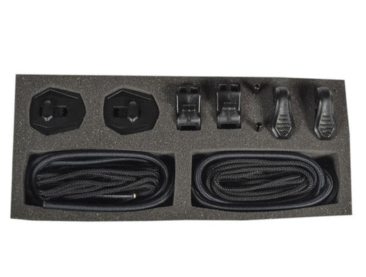 Radar Waterski Binding Lace Lock Kit (2 lace, 2 bungee and locks)