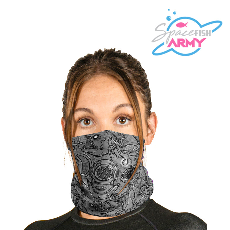 SpaceFish Army Neck Gaiter