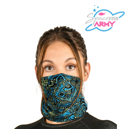 SpaceFish Army Neck Gaiter