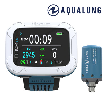 Aqualung i770R White/Petrol with Transmitter