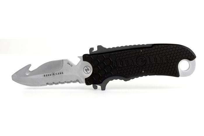 Aqualung Small Squeeze Knife - Stainless Steel