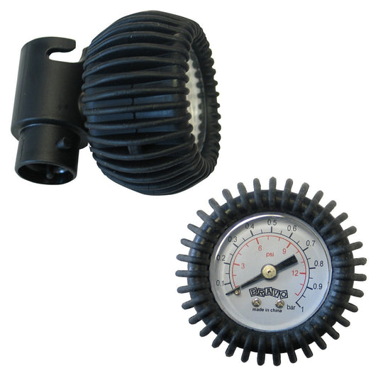 Bayonet Fit In Line Pressure Gauge Up to 1 Bar