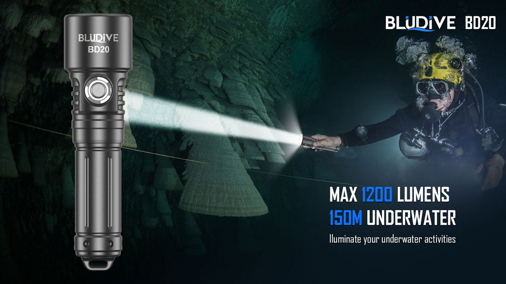 BLUDIVE BD20 Dive Torch