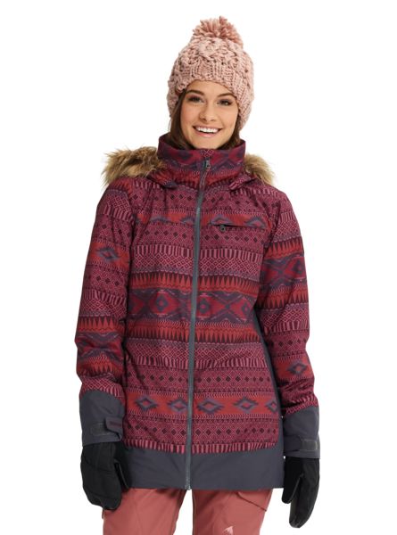 Burton Lelah Womens Jacket Prfrya/Trcdro