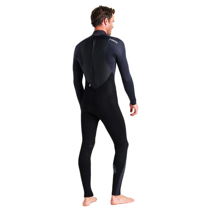 C-Skins Legend 4/3mm Men's Back Zip Wetsuit Black/Anthracite/Black