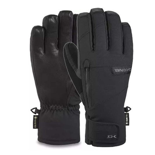 Dakine Leather Titan Short Gore-Tex Snowboard Gloves Black