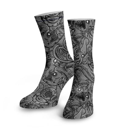 SpaceFish Army Dive Socks
