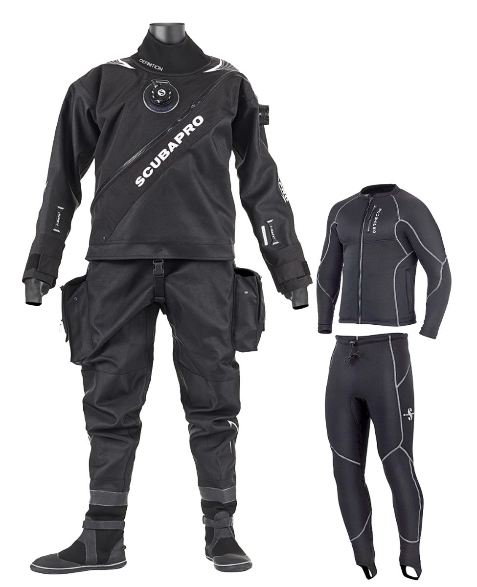 Scubapro Definition HD/K2 Undersuit Package Mens