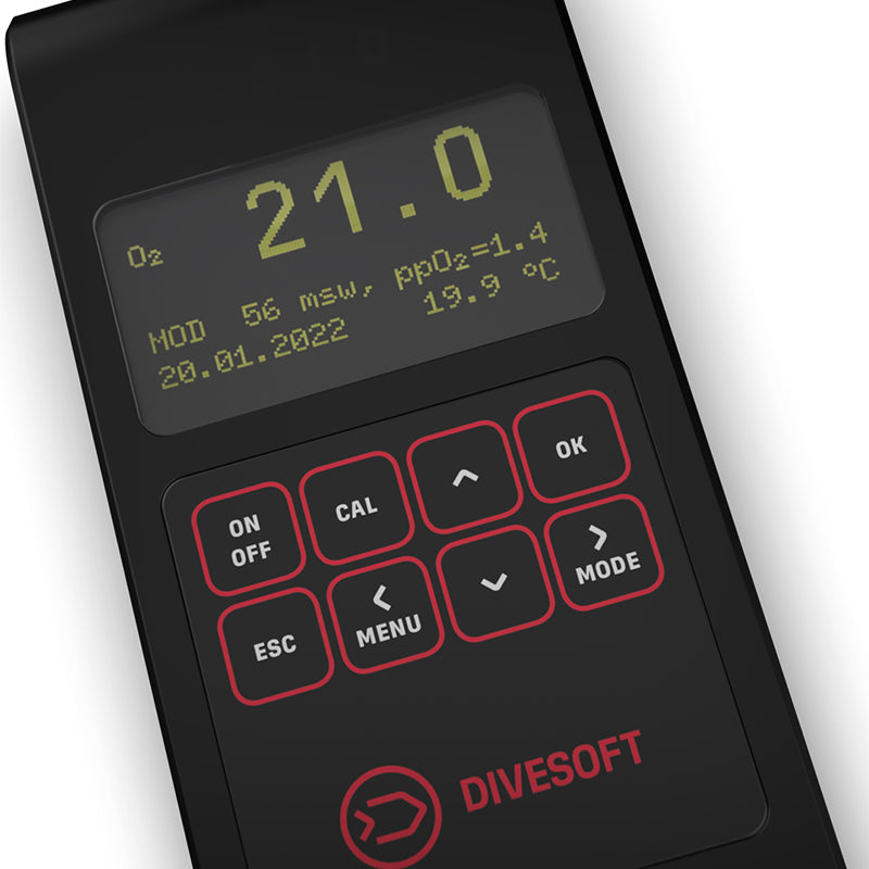 Divesoft Solo O2 Oxygen Analyzer