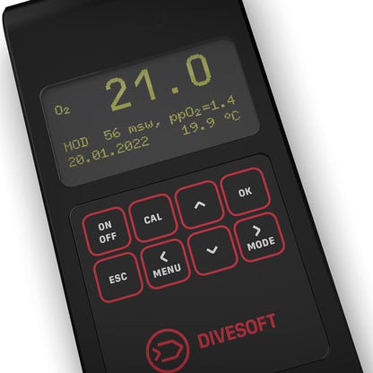 Divesoft Solo O2 Oxygen Analyzer