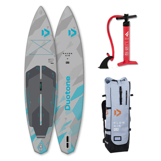 Duotone Raven Air SLS Inflatable Touring SUP Light Grey