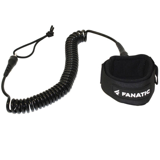 Fanatic Coiled SUP Ankle Leash Black