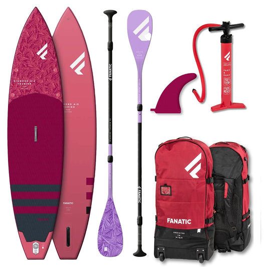 Fanatic Diamond Air Touring Inflatable SUP Package 11ft6