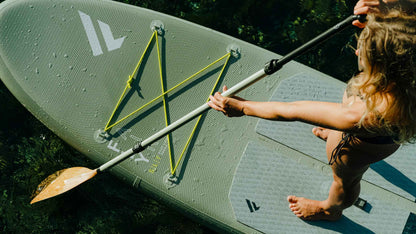 2025 Fanatic Fly Air SLT Inflatable SUP Package Grey/Green