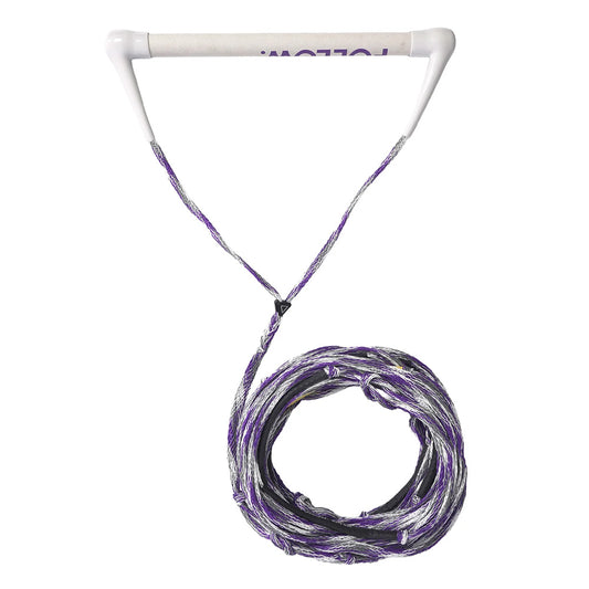 Follow Team Wakeboard Combo Line Handle Package Purple Circle