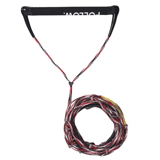 Follow Team Wakeboard Combo Line Handle Package Red Oval