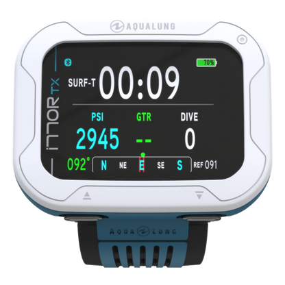 Aqualung i770R White/Petrol with Transmitter