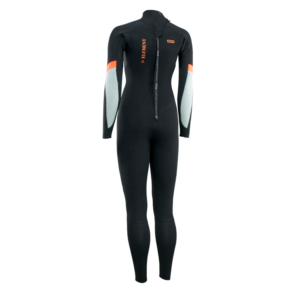 Ion Element 5/4 Womens Back Zip Full Wetsuit Black
