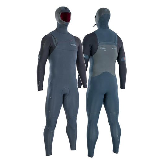 Ion Seek Select 6/5 Mens Front Zip Hooded Full Wetsuit Blue