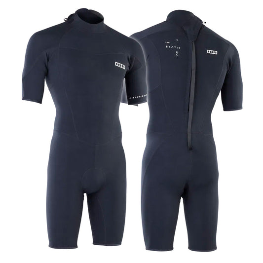 Ion Static 2mm Men's Back Zip Shorty Wetsuit Black