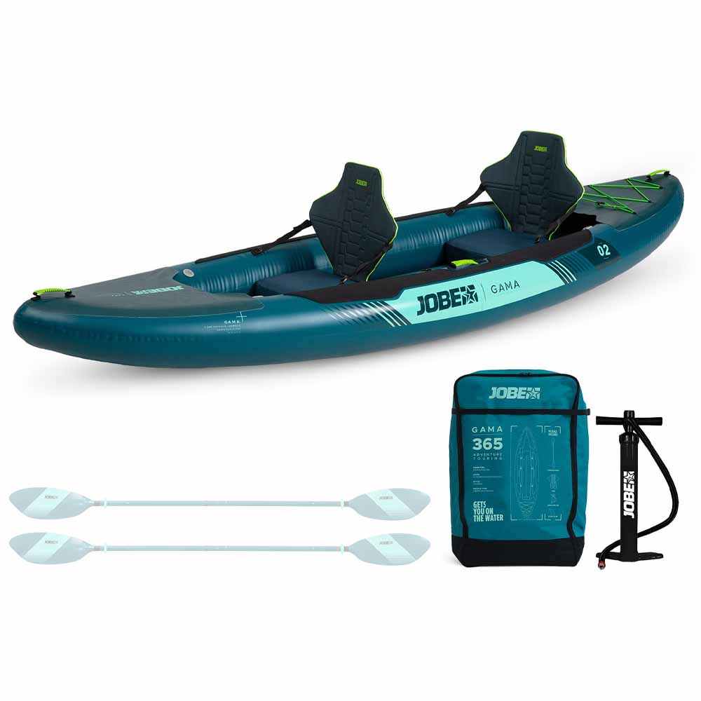 Jobe Gama 1-2 Person Inflatable Kayak Atlantic Green