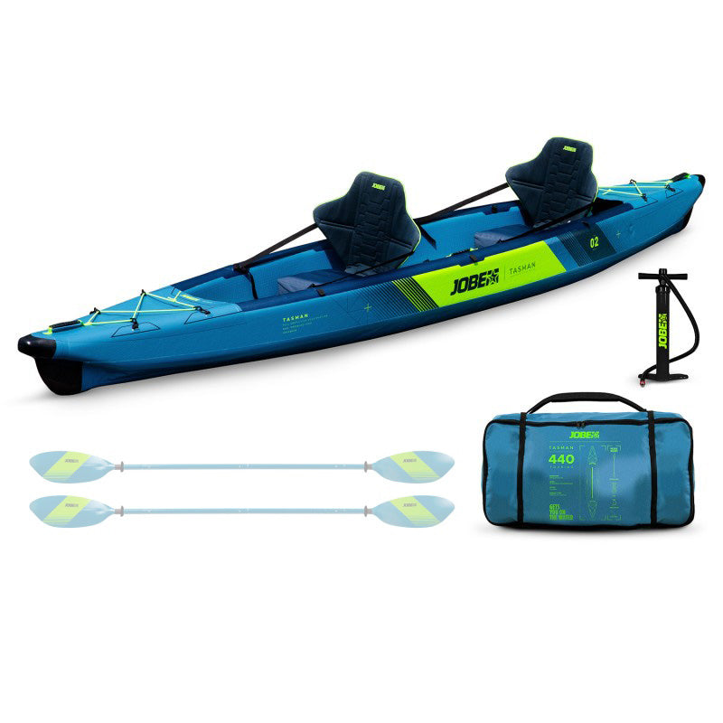 Jobe Tasman 1-2 Person Full Drop Stitch Inflatable Kayak