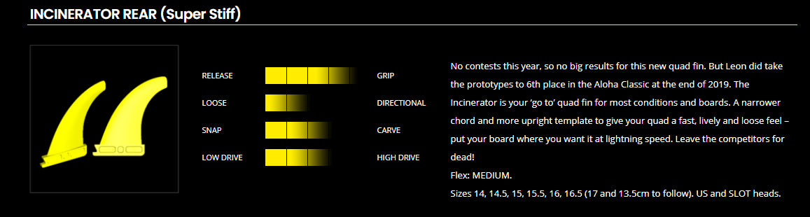 K4 Incinerator Rear Fin