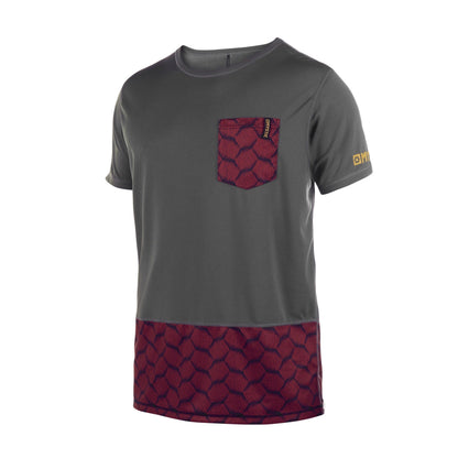 Mystic Supreme Quickdry S/S Top Dark Red
