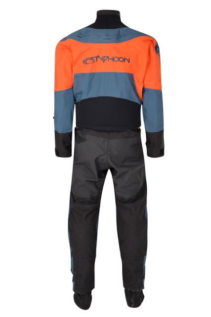 Typhoon Multisport Rapid Men's Back Entry Drysuit Orange/Teal