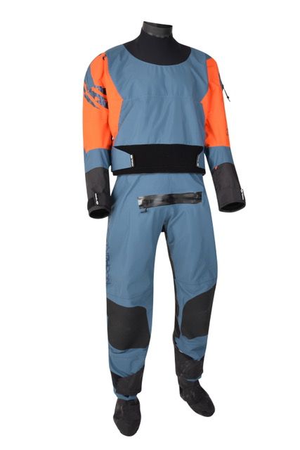 Typhoon Multisport Rapid Men's Back Entry Drysuit Orange/Teal