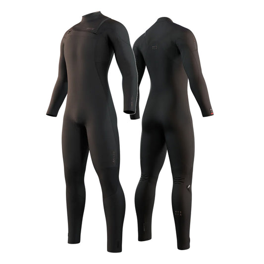 Mystic Majestic 5/4 Men's Front Zip Full Wetsuit Black