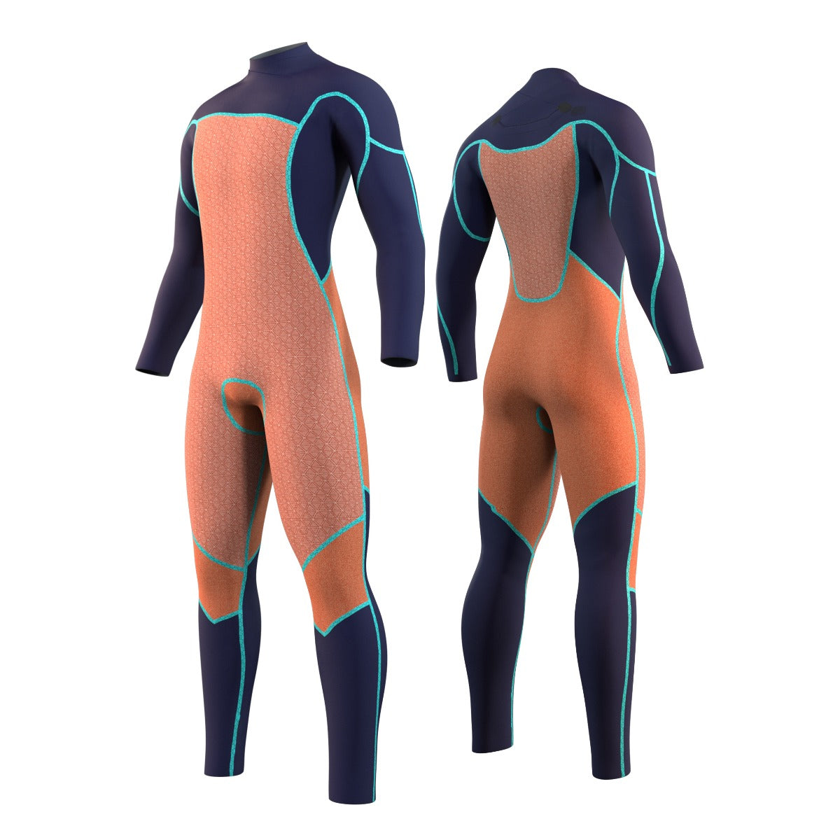Mystic Majestic 3/2 Men's Front Zip Full Wetsuit Black