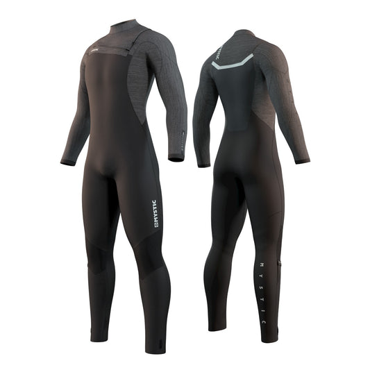 Mystic Majestic 3/2 Men's Front Zip Full Wetsuit Black