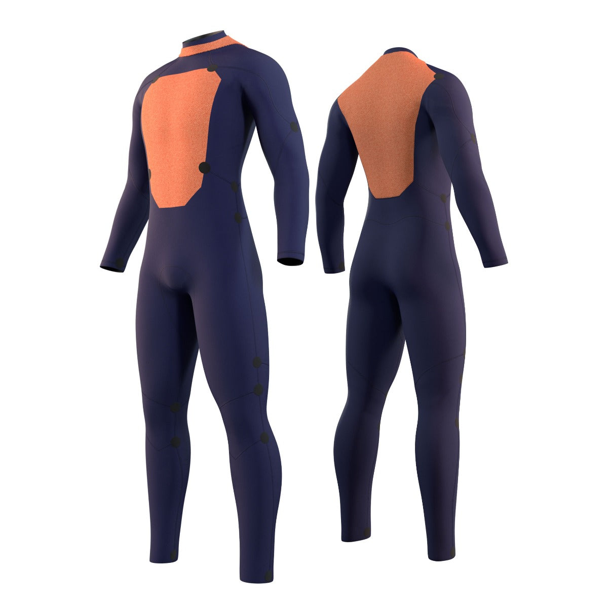 Mystic Star 3/2 Men's Back Zip Full Wetsuit Night Blue