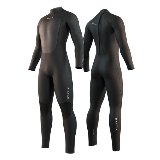 Mystic Star 5/3 Men's Back Zip Full Wetsuit Black